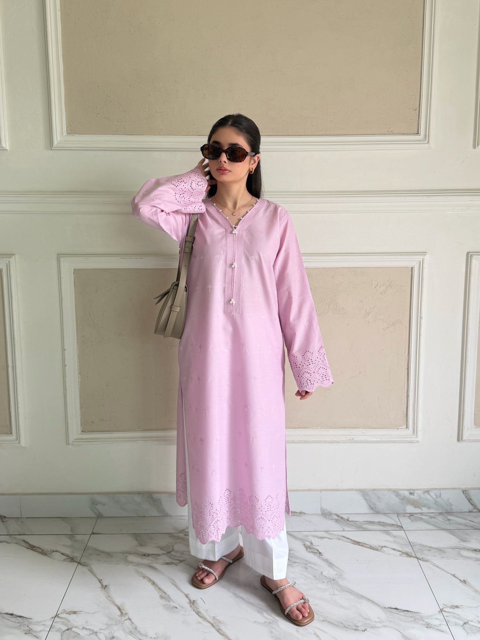 Neya - Fully Embroidered Kurta
