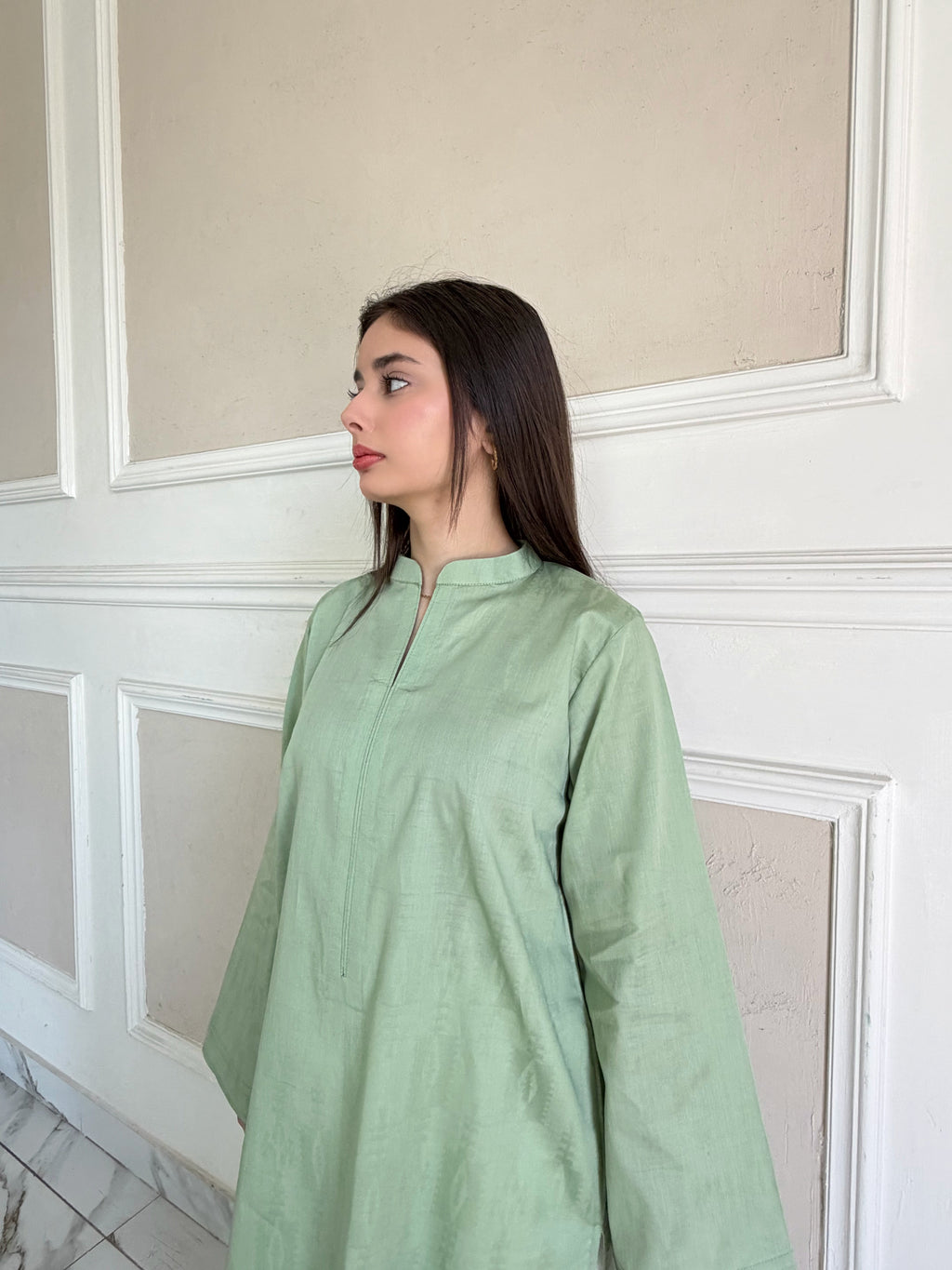 Sage Calm - 2 PC Stitched Pret
