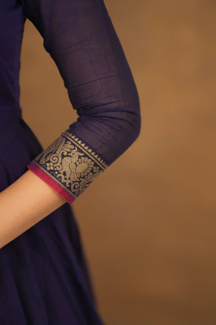 Jhanvi Pure Cotton Temple Anarkali