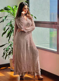 Gauri Beige Chikankari Kurta Palazzo Set