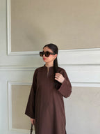 Mocha Luxe - 2 PC Stitched Pret
