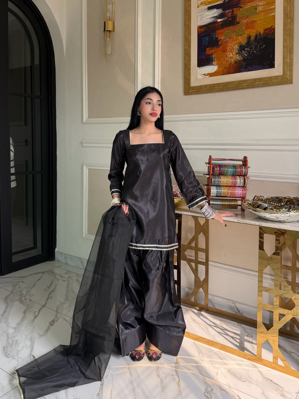 Evara-3 PC Stitched Festive Pret