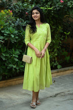 Mul cotton A-line Maxi