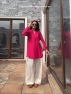 Meher Fuchsia Farshi Shalwar Set