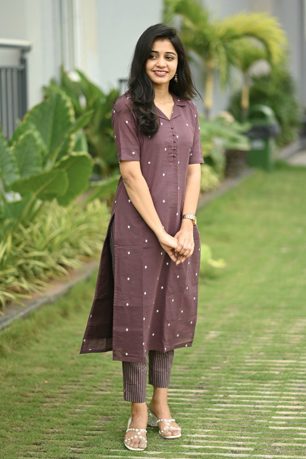 Mystic Grape Kurta Set