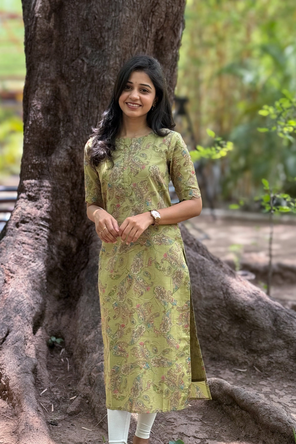 Lush Glow Soft Cotton Kurti