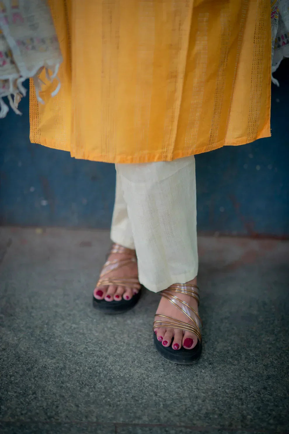 Falak Handwoven Cotton Long Kurta
