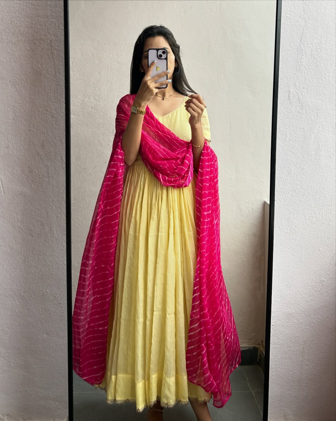 Gauri Lehar Yellow Suit Set