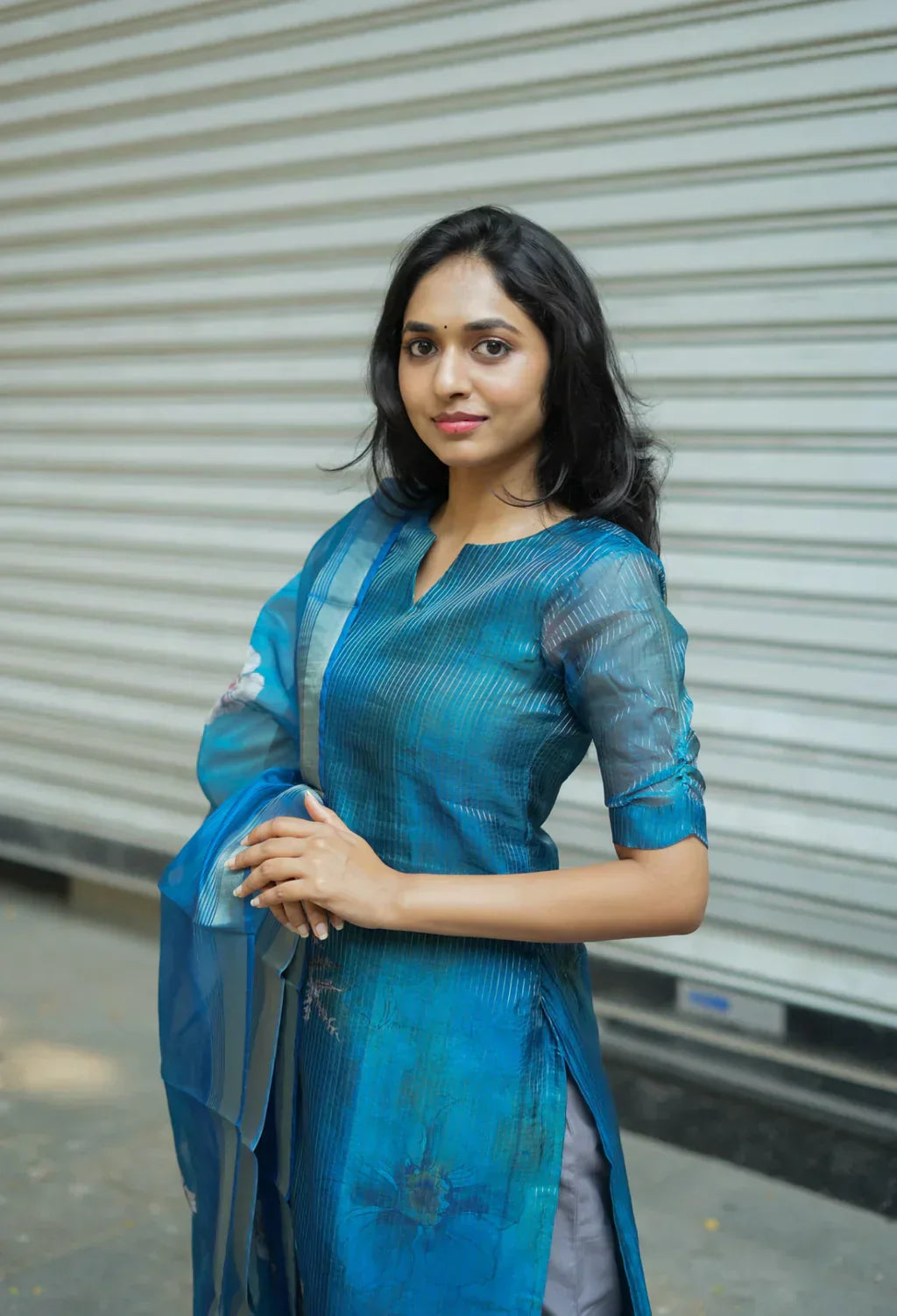 Oorja Shrungar Blue Suit Set