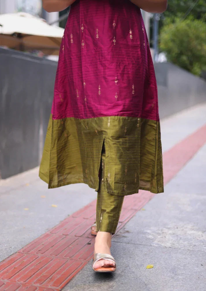 Falisha Rayon Top Pant Set
