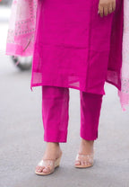 Gulika Rose Milk Kurta Set