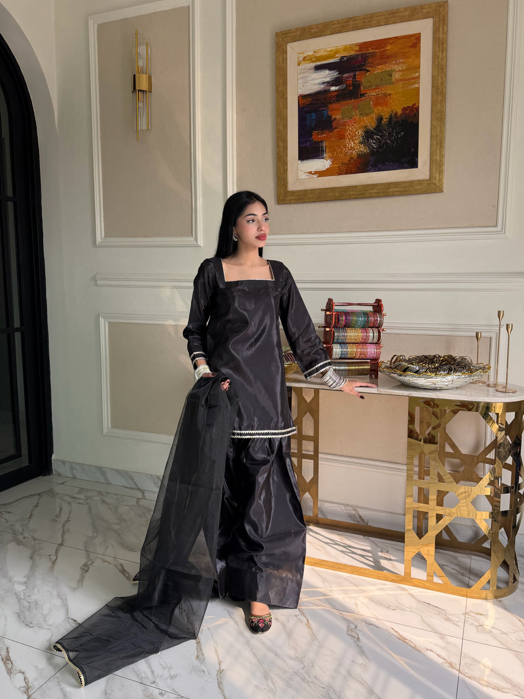 Evara-3 PC Stitched Festive Pret