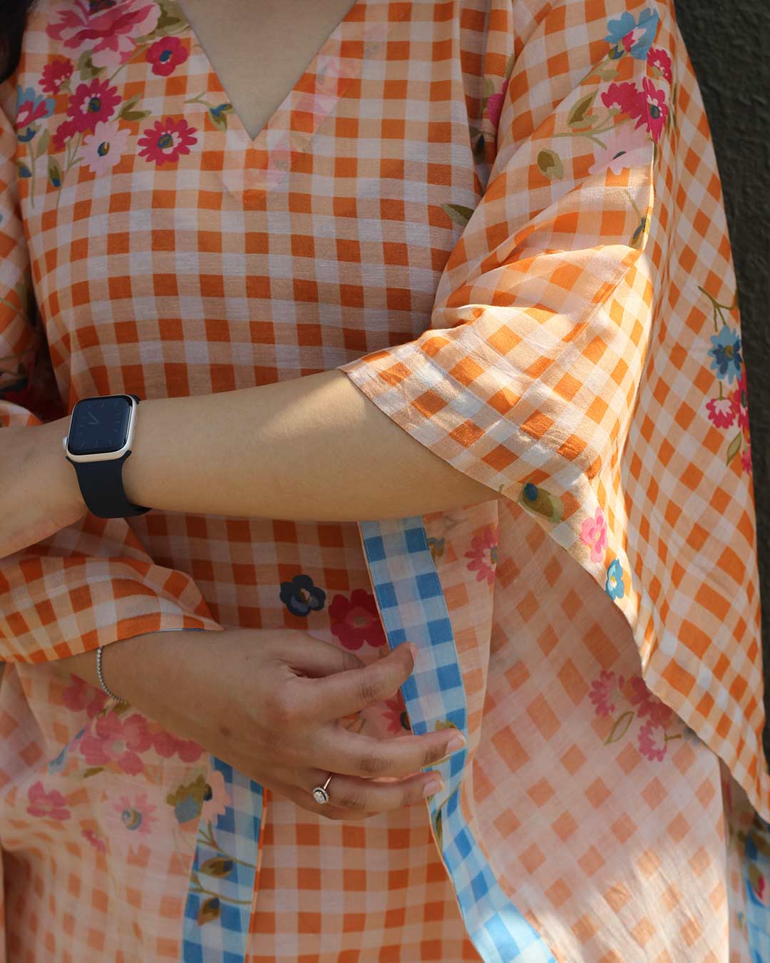 Orange Candy Kaftan Cover- Up