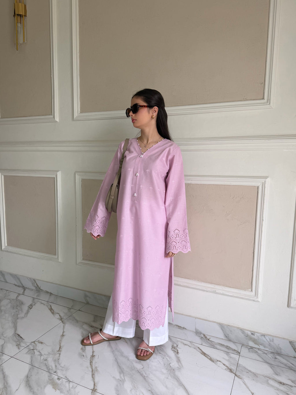 Neya - Fully Embroidered Kurta