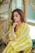 Yellow Stripe Co-ord Set