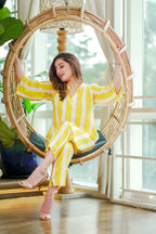 Yellow Stripe Co-ord Set