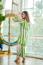 Green Stripe Co-ord Set