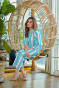 Blue Stripe Co-ord Set