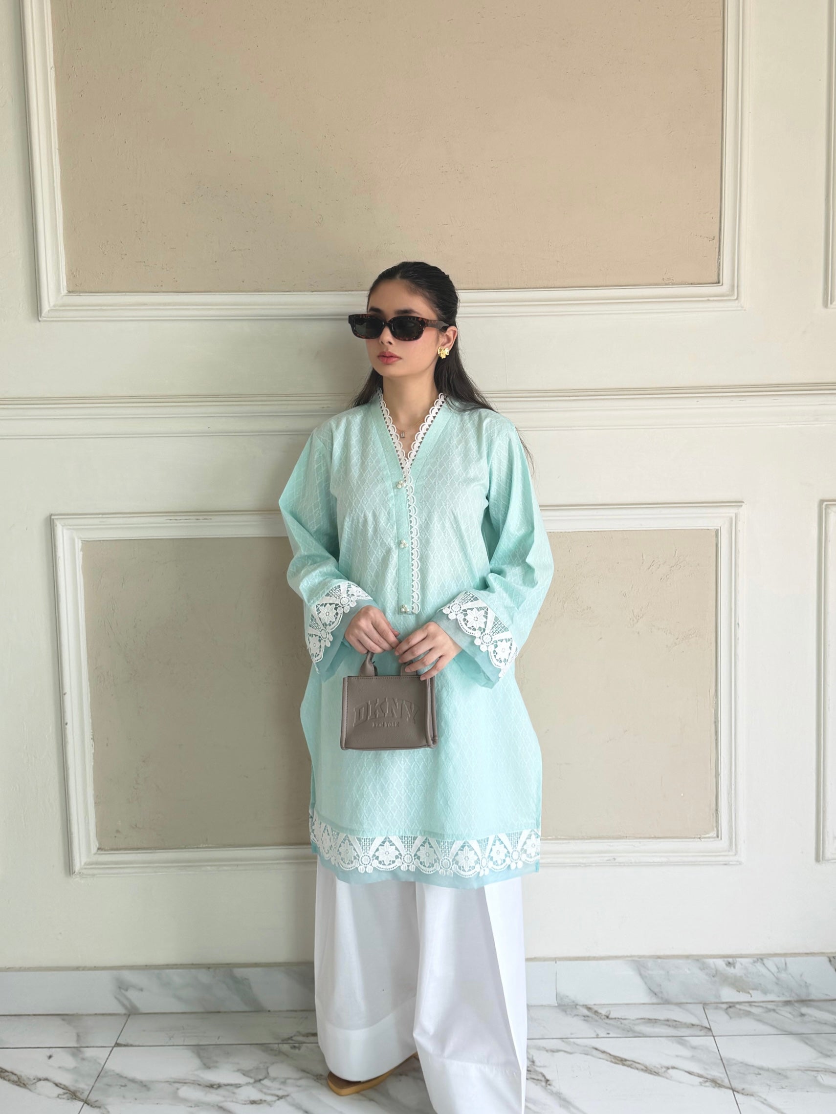 Isola - All Embroidered Stitched Kurta