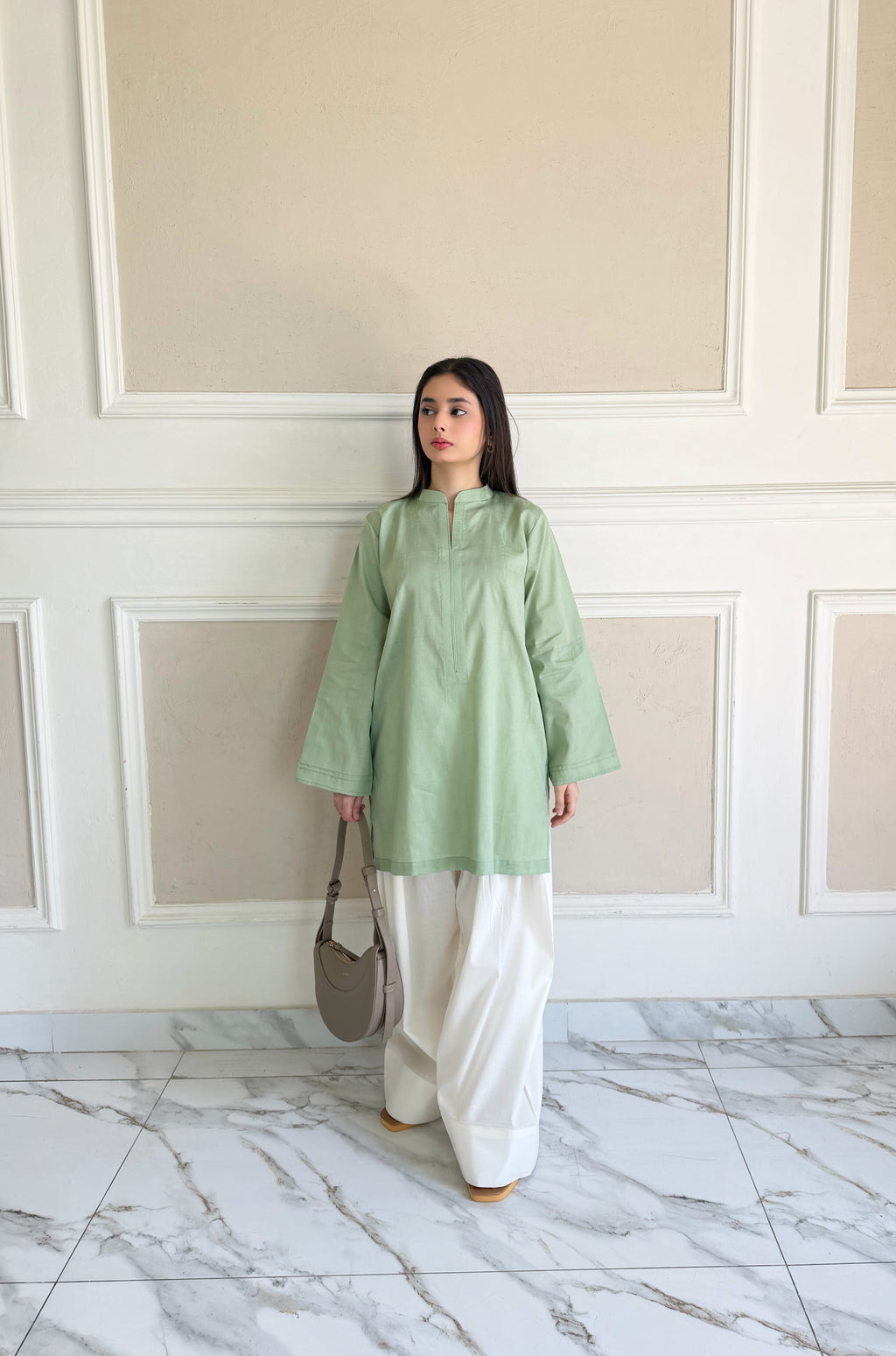 Sage Calm - 2 PC Stitched Pret