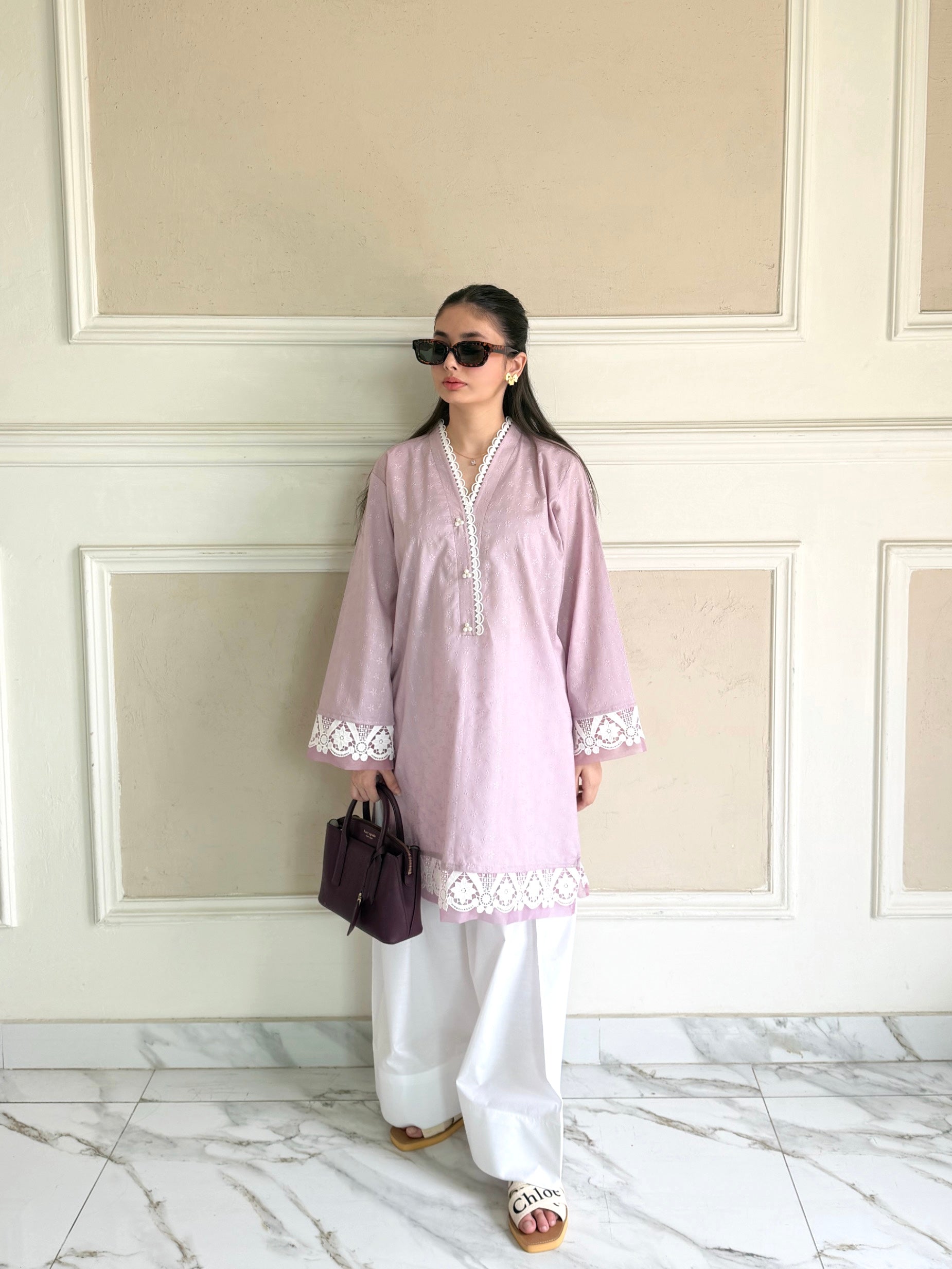 Cyra - All Embroidered Stitched Kurta