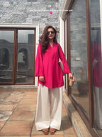 Meher Fuchsia Farshi Shalwar Set