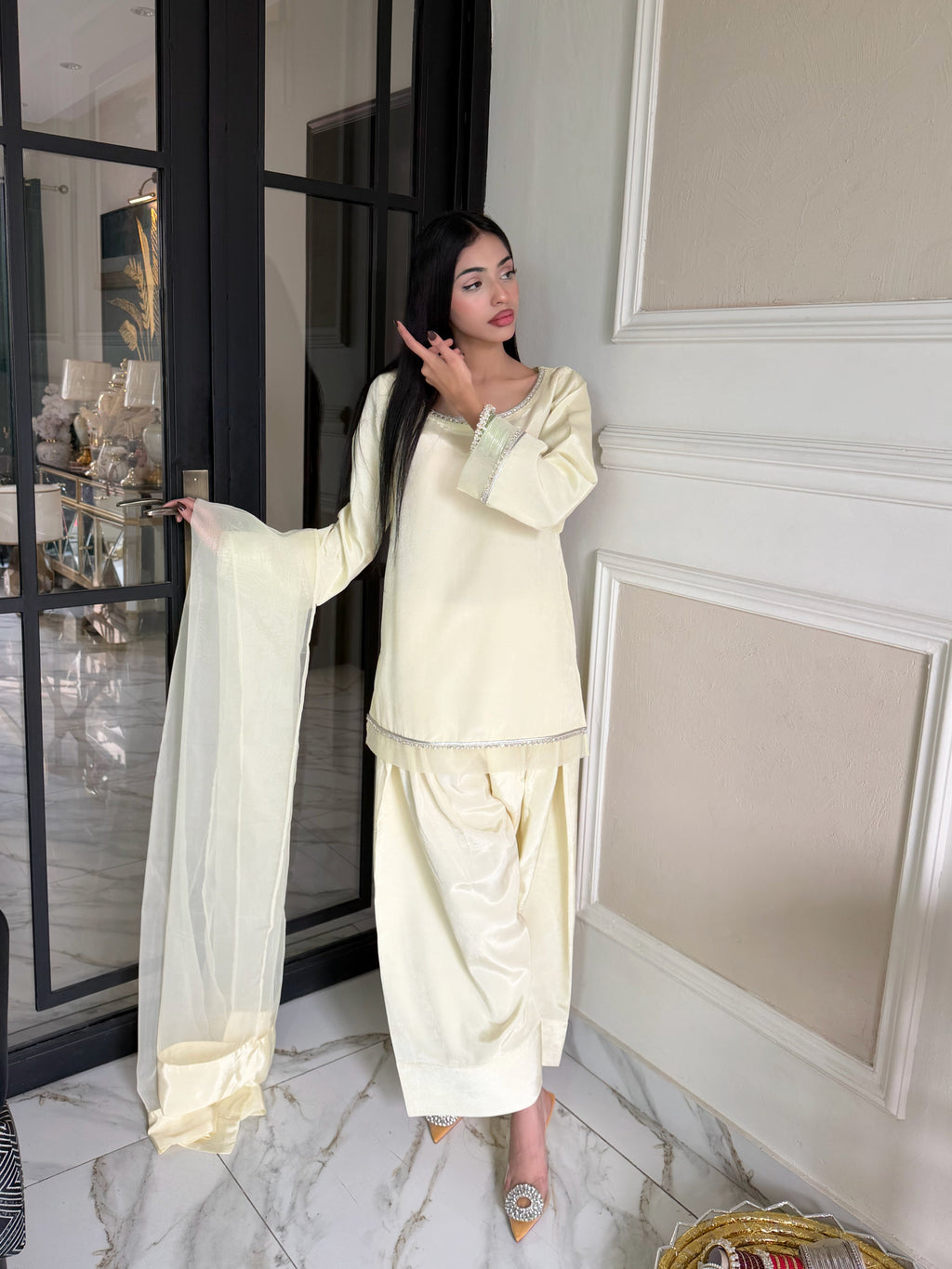Valerose-3 PC Stitched Festive Pret