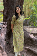 Lush Glow Soft Cotton Kurti