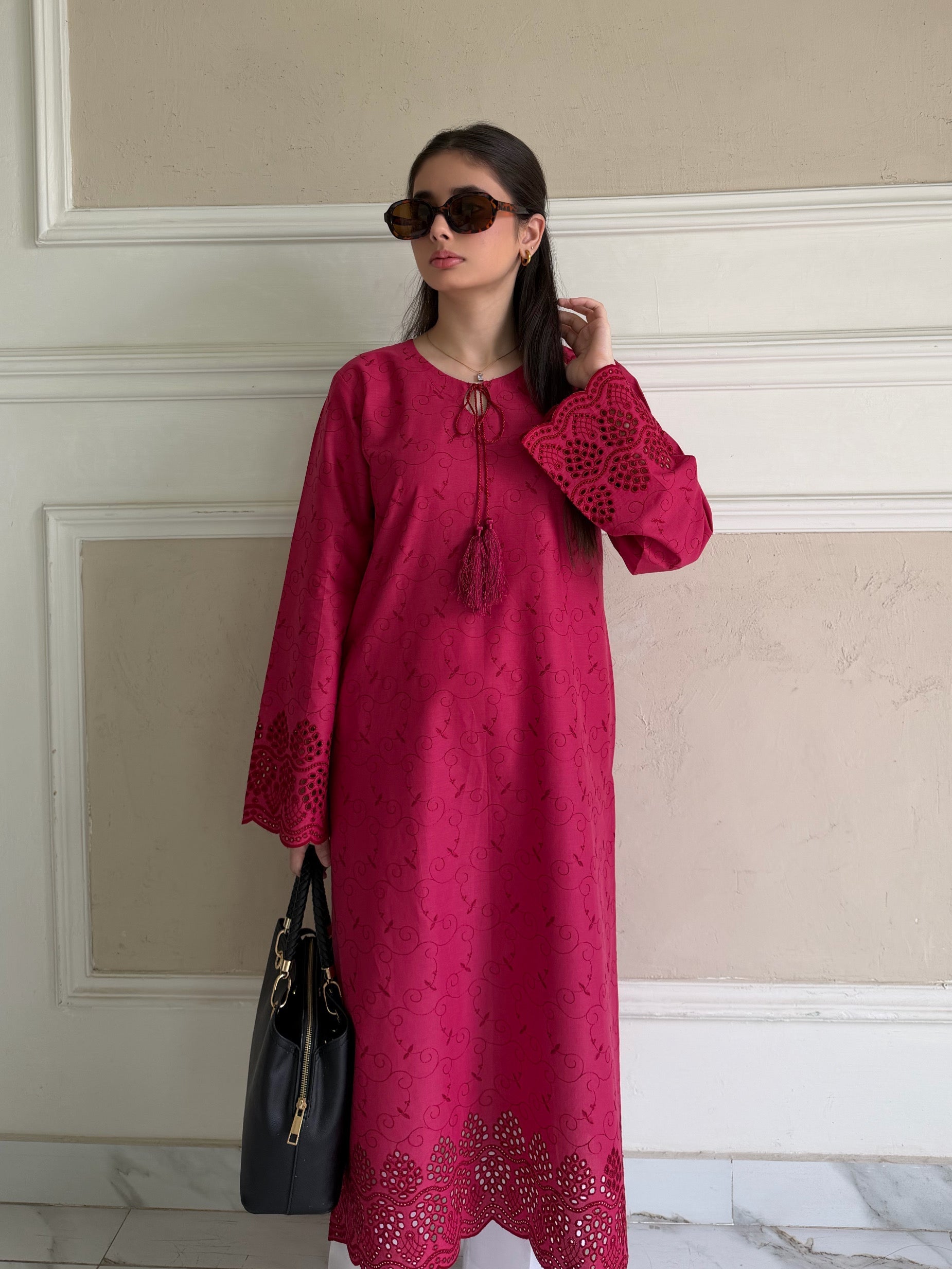 Auri - Fully Embroidered Kurta