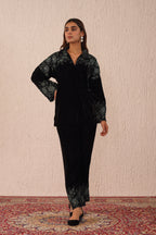 Black Velvet Roses Co-ord Set