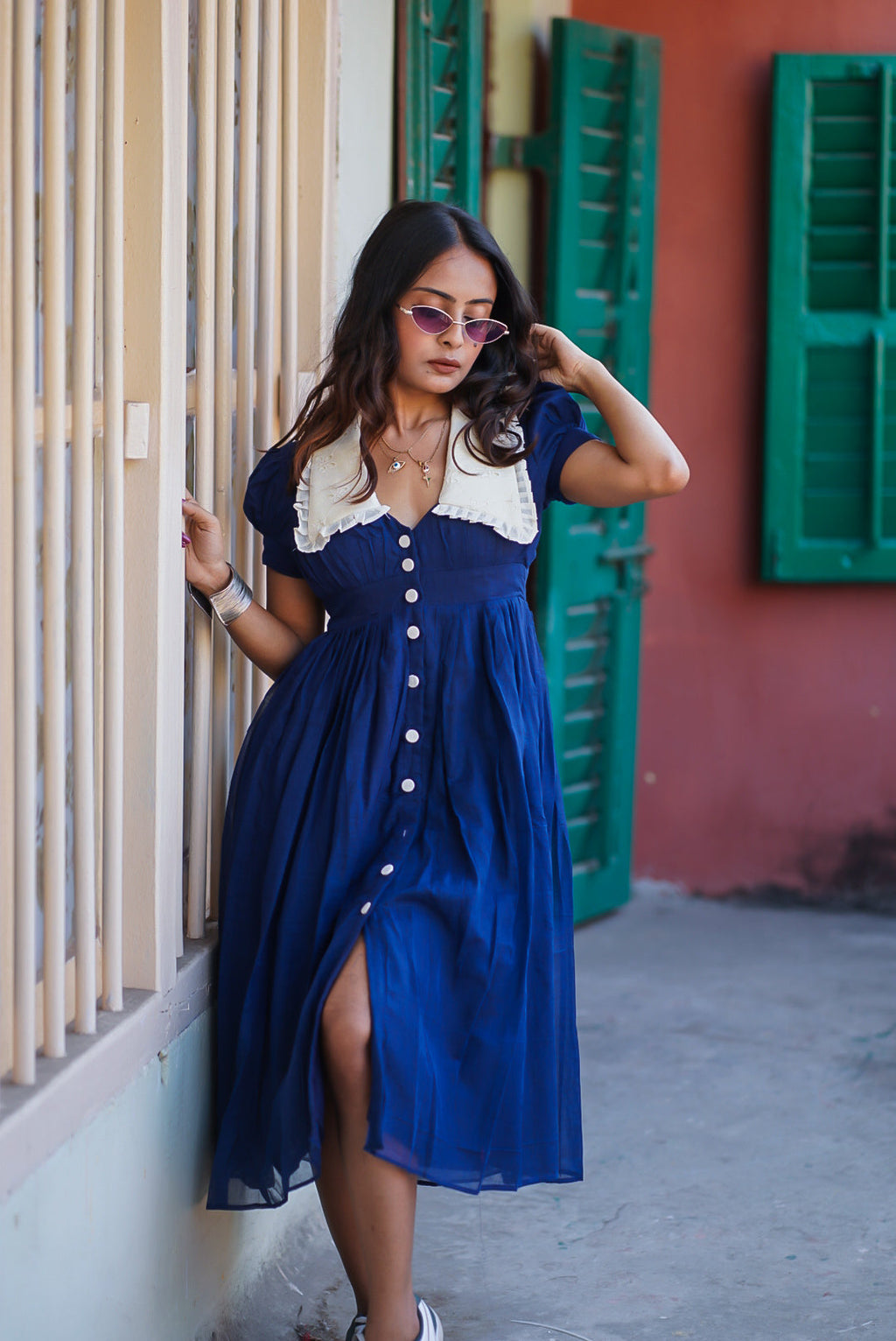 Royal Blue Orchid Set
