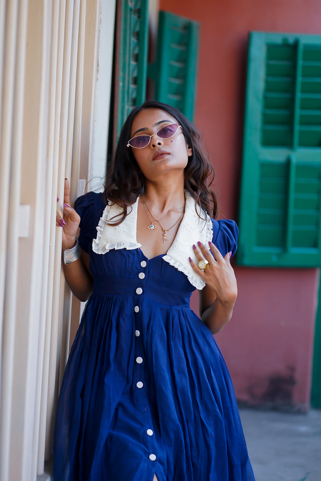 Royal Blue Orchid Set