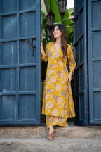 Yellow Digital Kurta set
