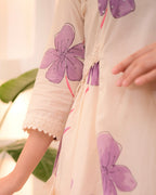 Orchid Flora Cotton A Line Suit