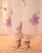 Orchid Flora Cotton A Line Suit