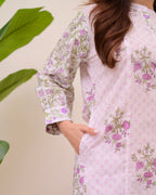 Lavender Bloom Flora Cotton Suit
