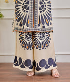 Warm Ivory Blossom Cotton Co-ord
