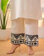 Ivory Boho Woven Cotton Co-ord