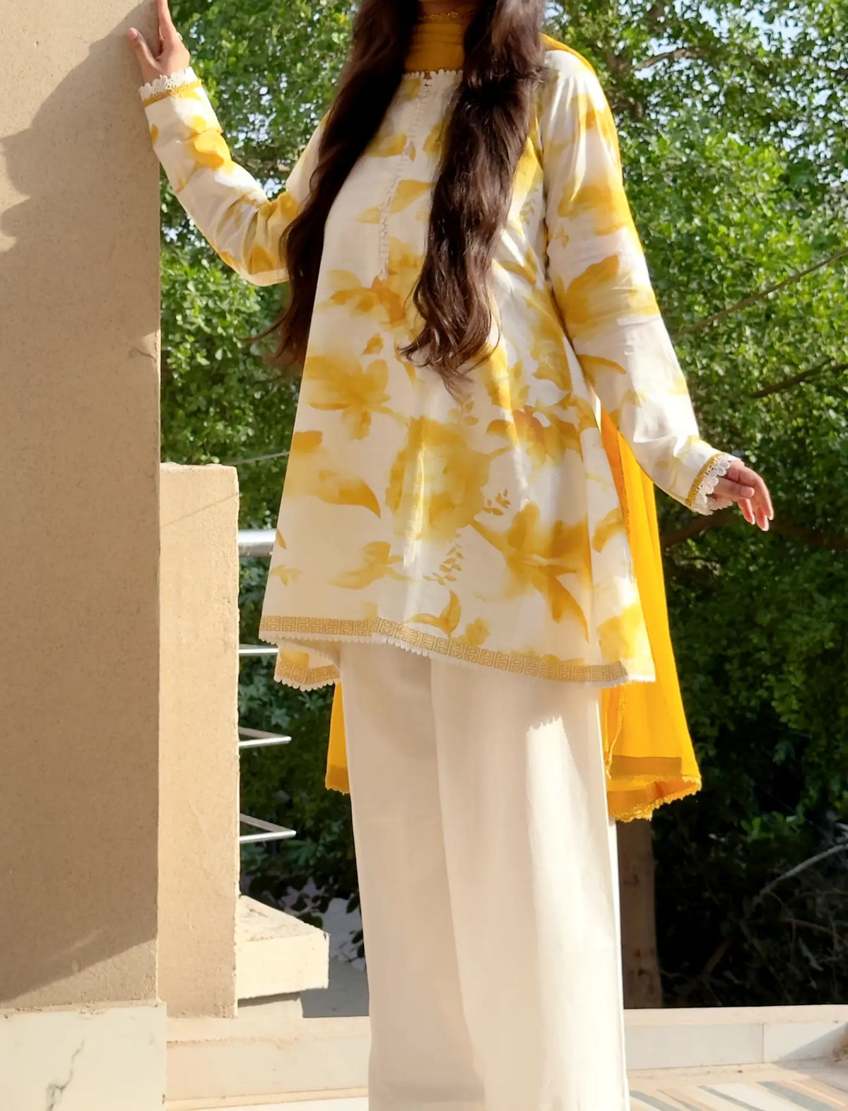 Anaya Floral Printed Cotton Kurta Set