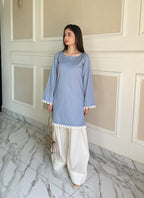 Sky - 2 PC Stitched Pret