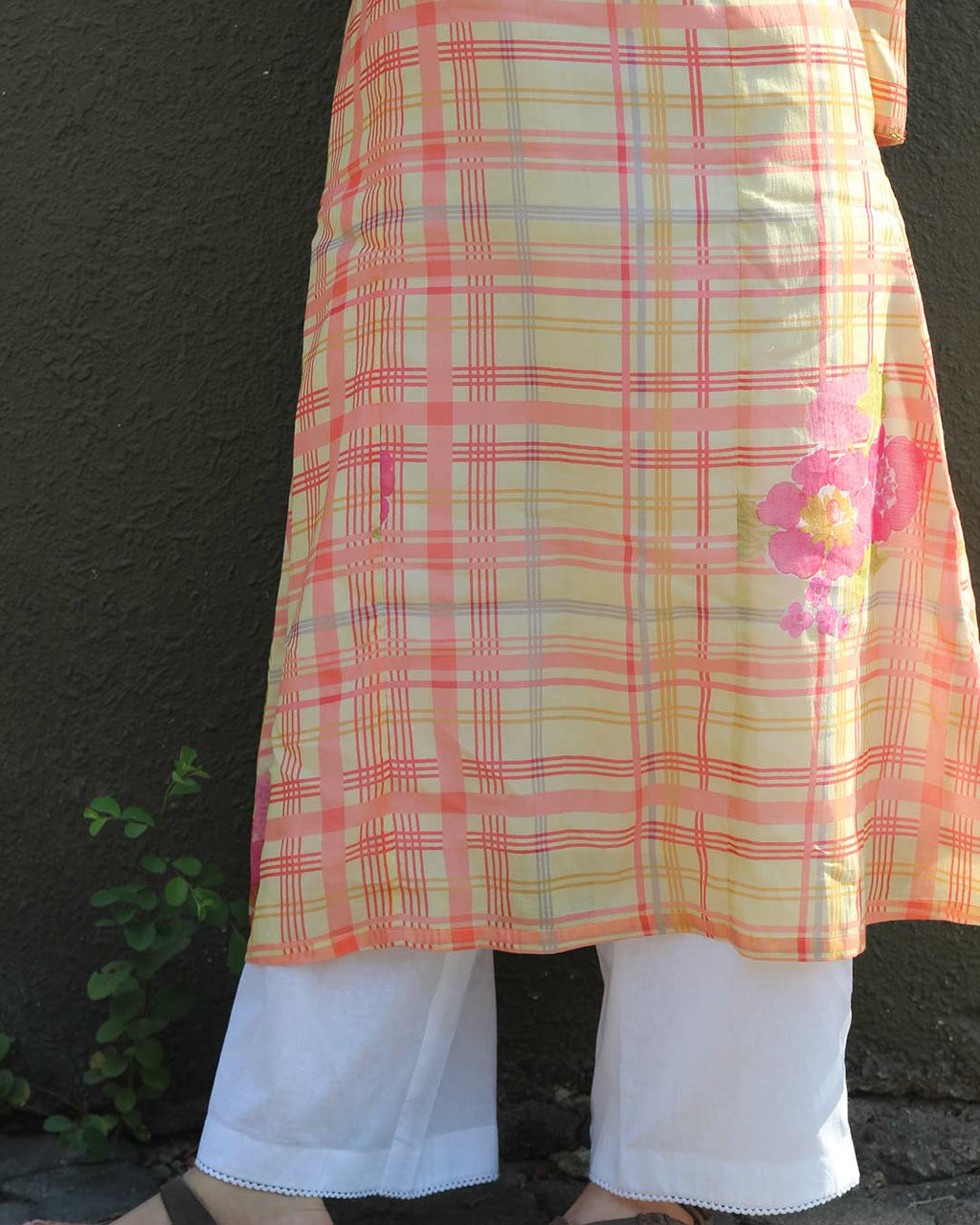 Butter Checks Long Kurta