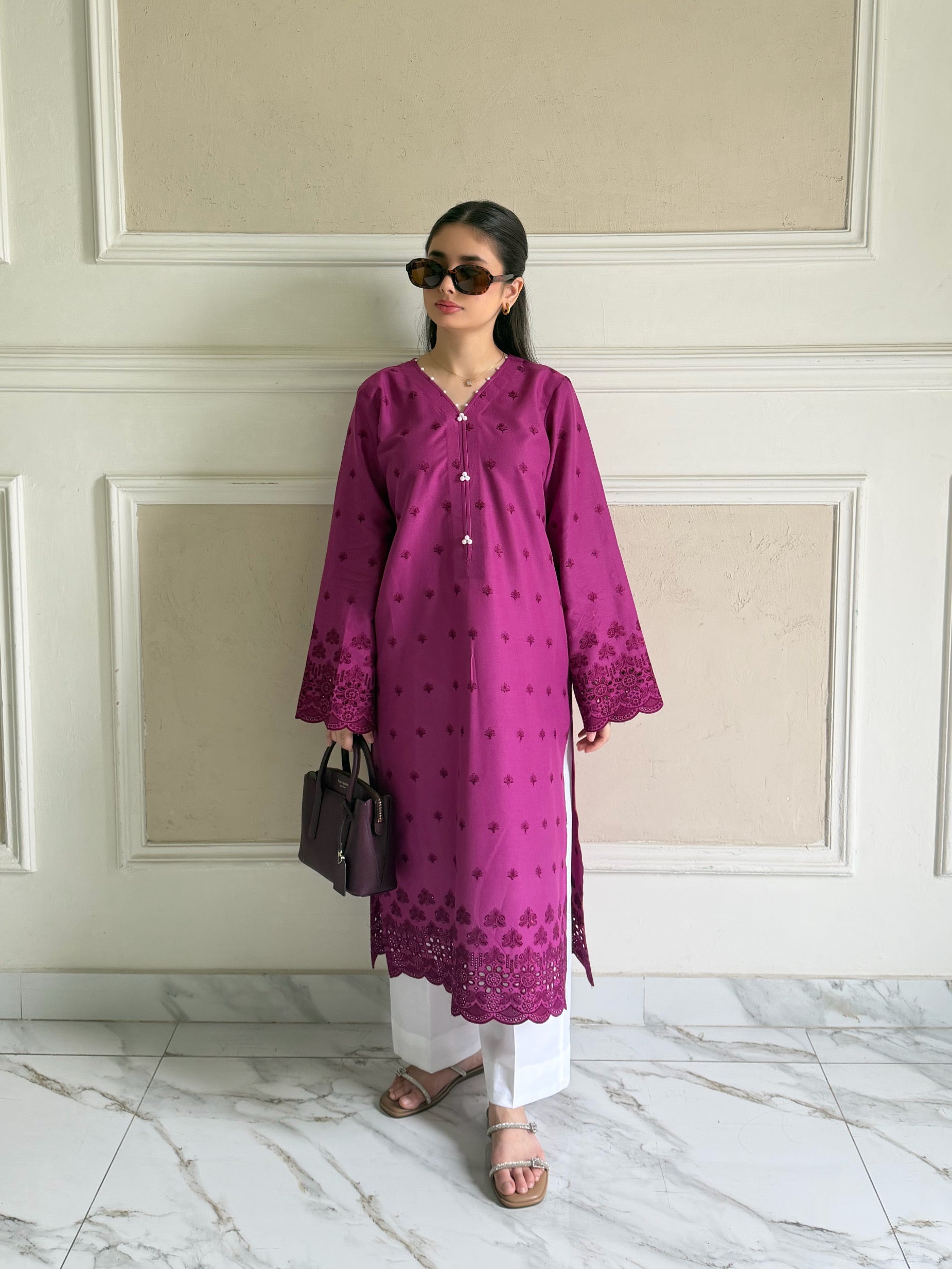 Elix - Fully Embroidered Kurta