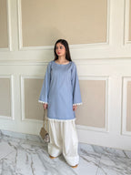 Sky - 2 PC Stitched Pret