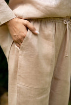 Sand Stone Linen Co-ord Set