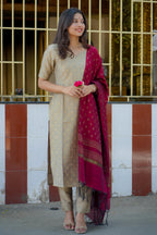 Sand and Scarlet 3 piece suit