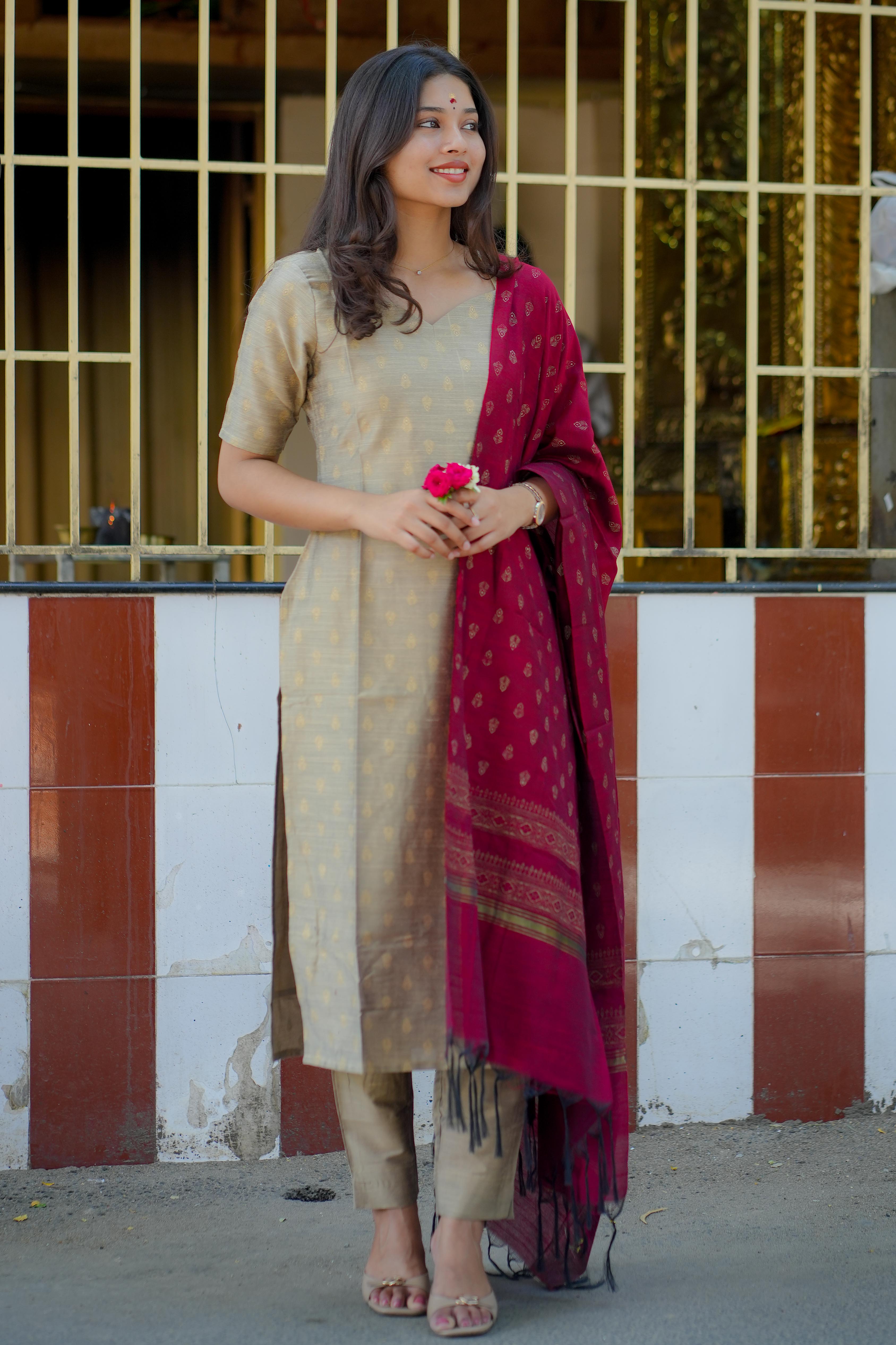 Sand and Scarlet 3 piece suit
