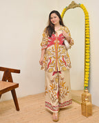 Gulbahar Ivory Modest Cotton Co-ord