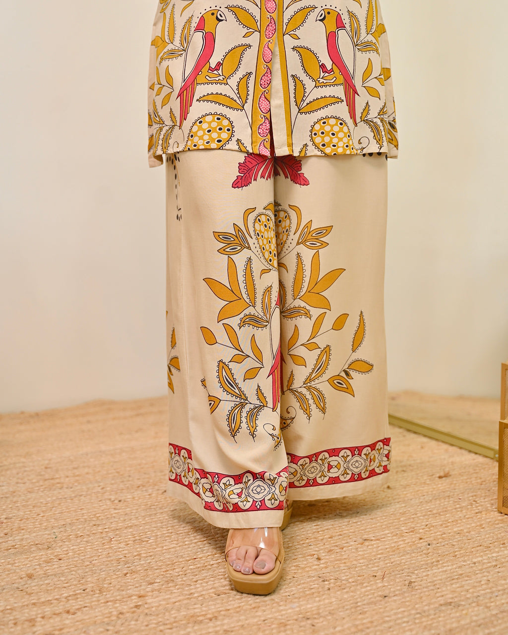 Gulbahar Ivory Modest Cotton Co-ord