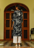 Anaya White Chikankari Mulmul Kurta
