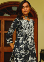 Anaya White Chikankari Mulmul Kurta